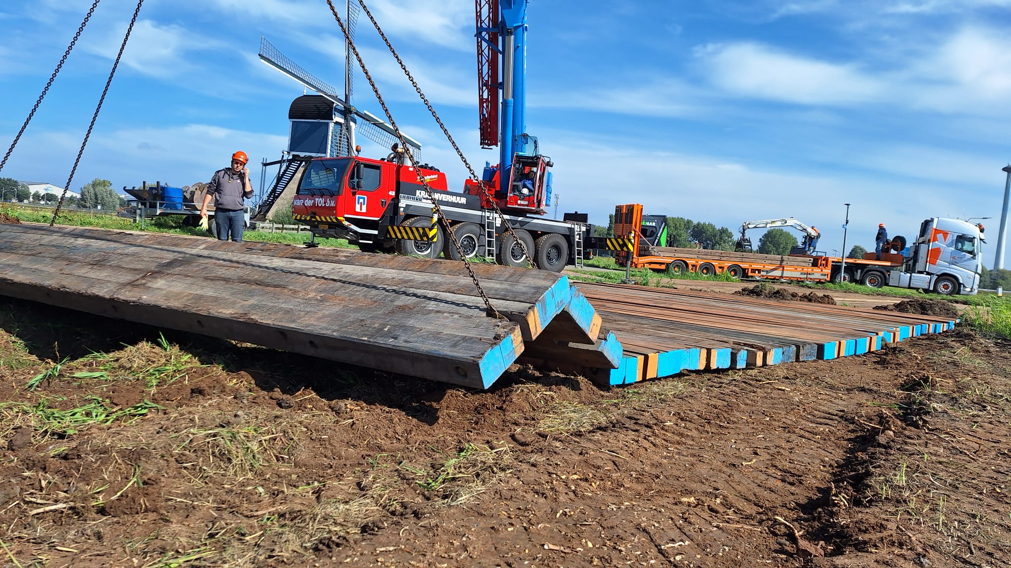 Bog mats as a covering